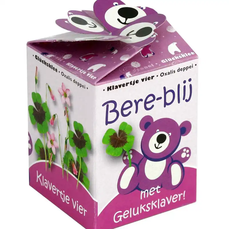 Set Glücksklee Happy Bear rosa Sale