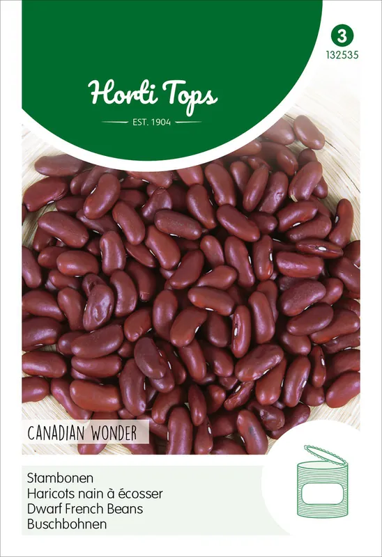Beliebt Buschbohnen Canadian Wonder (15 g) | Buschbohnensamen von Hortitops