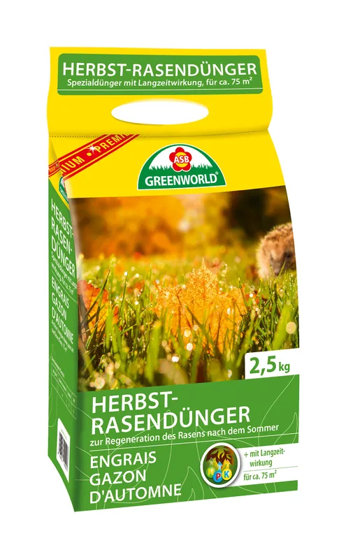 Online Kaufen Herbst-Rasendünger (2,5 kg) | Rasendünger von ASB Greenworld