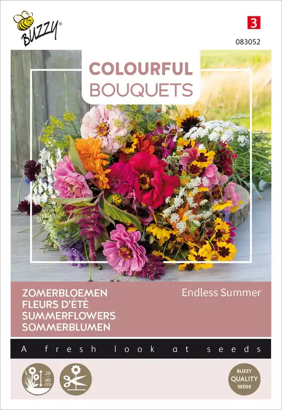 Preisreduziert Sommerblumen Endless Summer | Blumensamenmischung von Buzzy Seeds