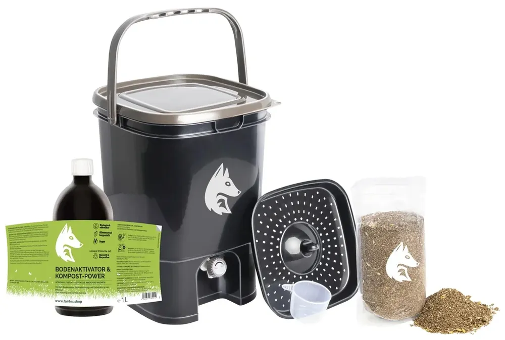 Angebot Bokashi Eimer Kompost Starter-Set Profi, 19 Liter