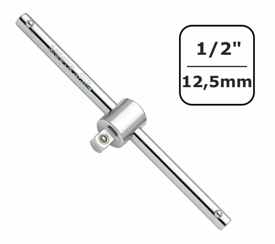 1/2 Zoll Gleitgriff, Cr-V Werkzeug, 300mm, Steckschlüssel Neu